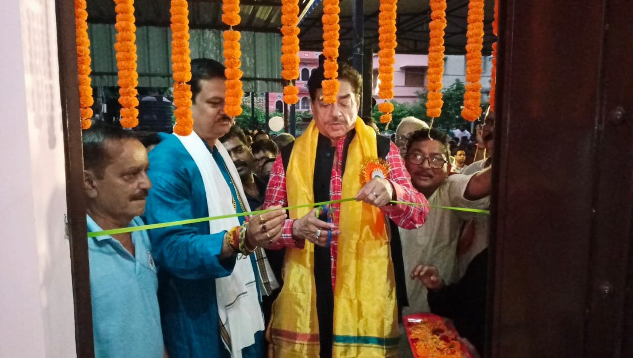 চেলিডাঙ্গার লাইব্রেরী উদ্বোধনে সাংসদ।