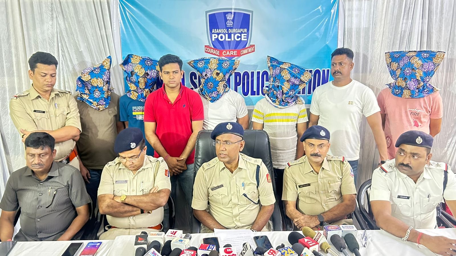 आसनसोल किडनेपिंग केस में पुलिस को सफलता ,5 को किया ग्रिफ्तार जांच जारी, पत्रकार सम्मेलन