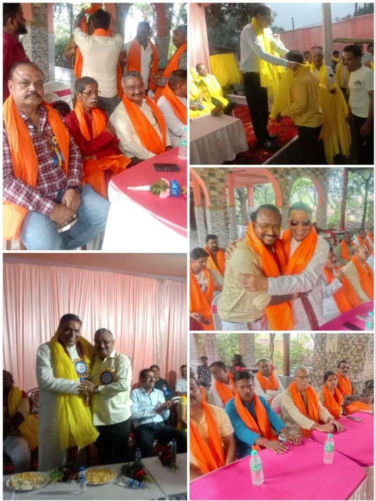 बर्नपुर अखाड़ा कमेटियों द्वारा पगड़ी वितरण