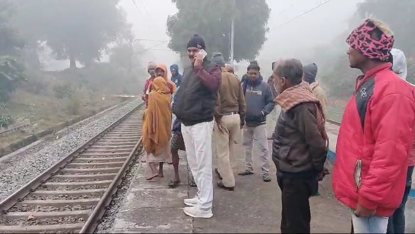 मालगाड़ी की चपेट में आने से वृद्धा महिला की मौत हो गई।