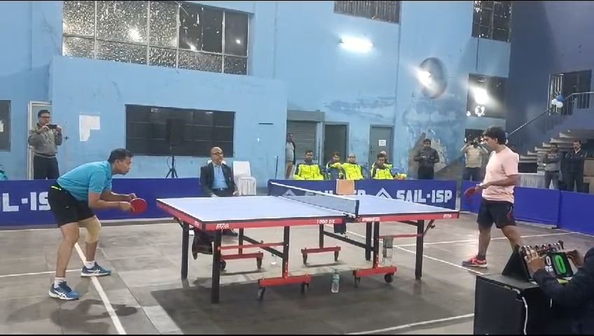 सेल आईएसपी की तरफ से आज आसनसोल इनडोर स्टेडियम में टेबल टेनिस प्रतियोगिता का आयोजन किया गया