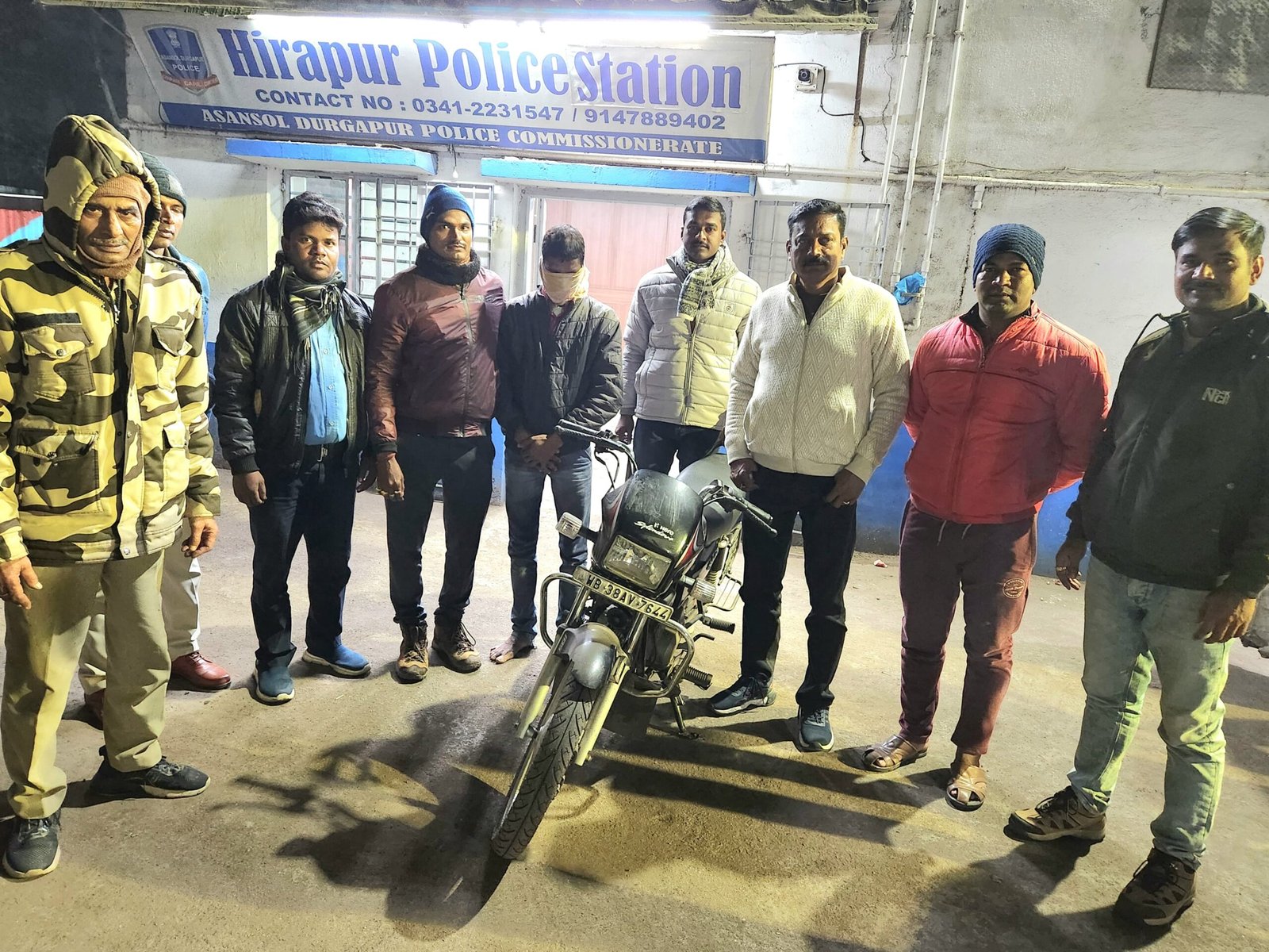 বার্নপুর ইস্কোর ঠিকা কর্মীর চুরি যাওয়া মোটরবাইক উদ্ধার / ধৃত জামুড়িয়ার যুবক