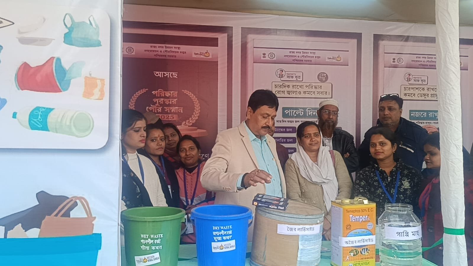 বইমেলায় ডেঙ্গু এবং এলাকা পরিচ্ছনতার প্রচার আসানসোল পৌরনিগমের।