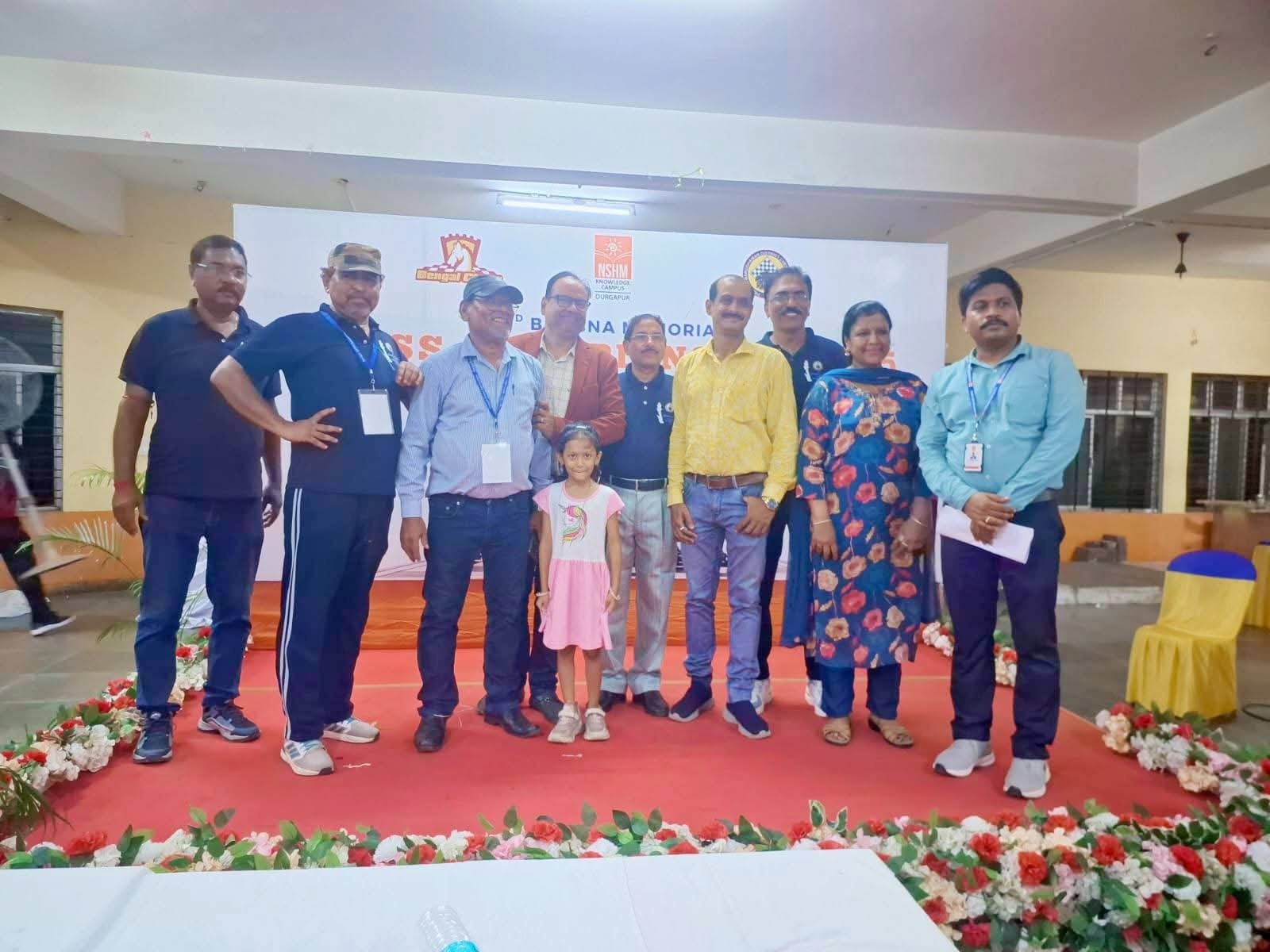 3rd भावना मेमोरियल शतरंज चैंपियनशिप 2025″ का सफल आयोजन दुर्गापुर में संपन्न।