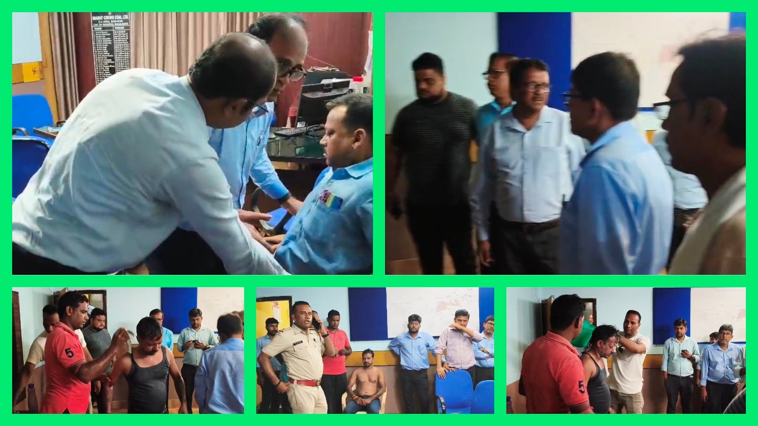 कोयला उतखनन के लिये कोल कंपनी को अपनी जमीन देने वाले दो लोगों ने सरेआम आत्मदाह का किया प्रयास, मचा हड़कंप