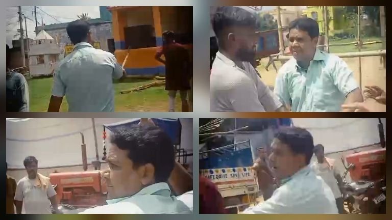 BJP की गीता और तुलसी पौधा वितरण कार्यक्रम पर हमले का आरोप, वीडियो वायरल