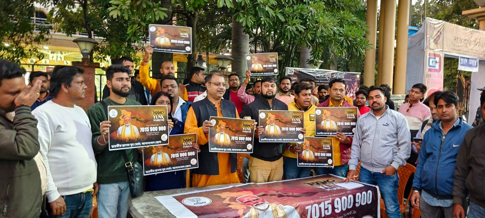 नमो युवा वॉरियर्स अभियान चलाकर युवाओं को भाजपा में जोड़ने की पहल