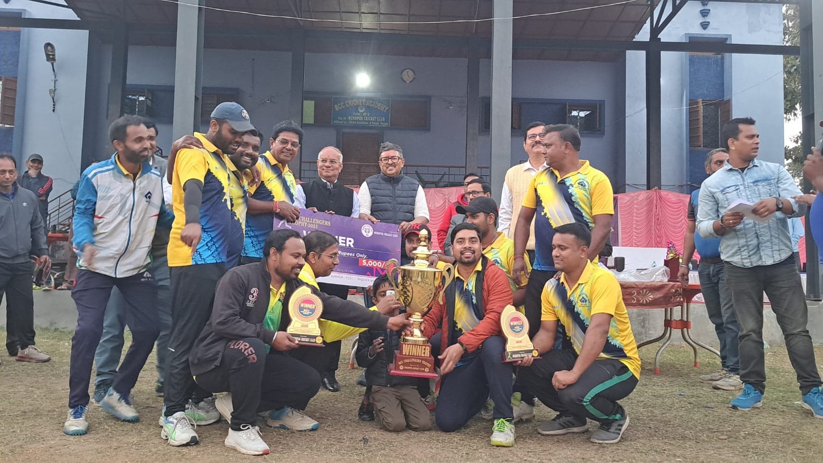 बीसीसी चैलेंज ट्रॉफी में सीआईएसएफ ने परास्त कर एसएमएस बनी विजेता