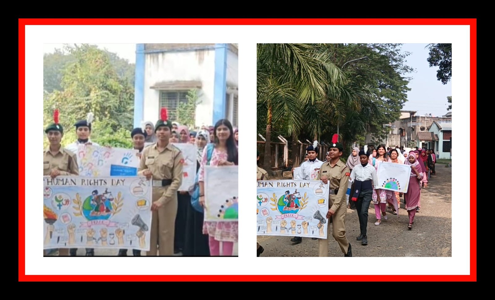 আসানসোল বিধান চন্দ্র কলেজে মানবাধিকার দিবস পালন / পোস্টার হাতে সচেতনতামূলক র‍্যালি…………আসানসোল, ১০ ডিসেম্বরঃ