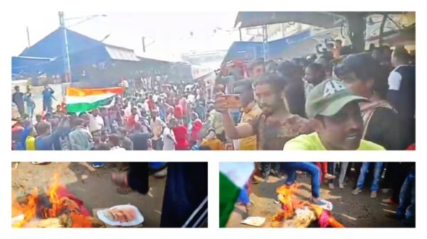 एसआईआर प्रक्रिया में कथित उत्पीड़न के विरोध में बर्धमान स्टेशन पर रेल रोको, आरपीएफ से झड़प—ट्रेन सेवा बाधि